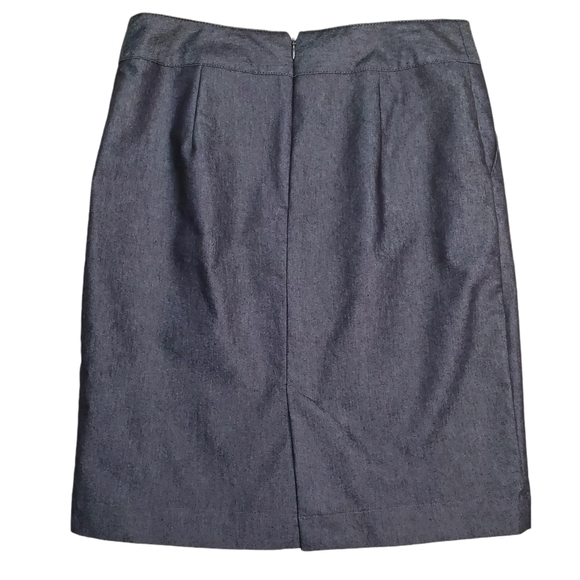 Merona Denim Look Pencil Skirt Sz 4 - Picture 3 of 7